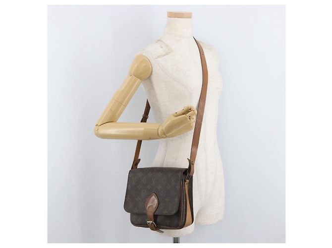 LOUIS VUITTON Monogram Cartouchiere MM Borsa a tracolla M51253 LV Auth 180623 Monogramma - vista 28