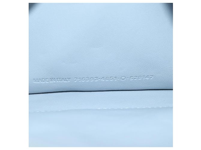 BALENCIAGA Borsa a Spalla Chain Crash Denim Blue Silver 716393 Auth 178295SAM Argento - vista 12