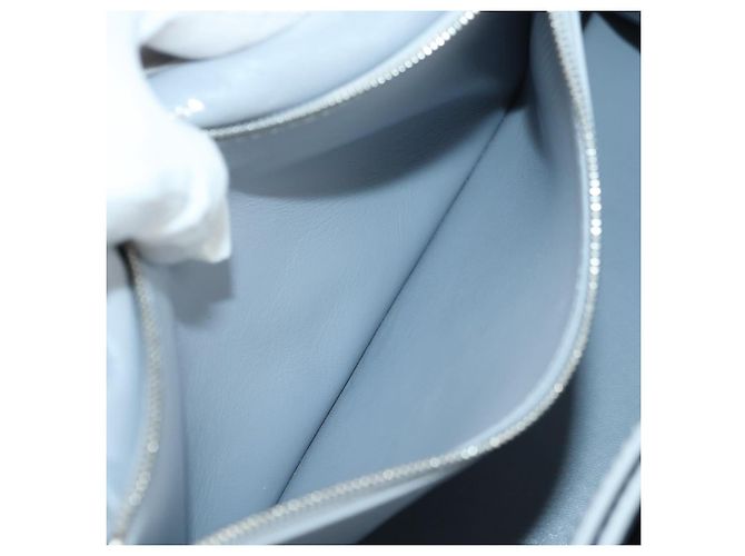 BALENCIAGA Borsa a Spalla Chain Crash Denim Blue Silver 716393 Auth 178295SAM Argento - vista 24