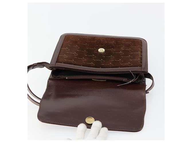 Borsa a Spalla GIVENCHY Scamoso Marrone Oro Auth bs35122 D'oro - vista 11
