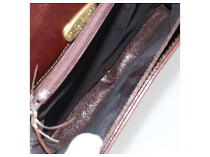 Borsa a Spalla GIVENCHY Scamoso Marrone Oro Auth bs35122 D'oro - vista 12