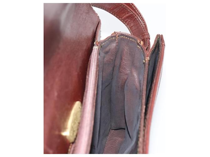 Borsa a Spalla GIVENCHY Scamoso Marrone Oro Auth bs35122 D'oro - vista 19