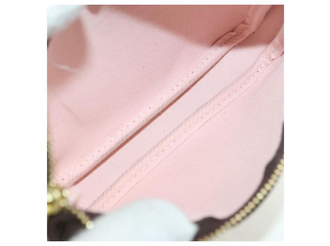 LOUIS VUITTON Damier Vivienne Mini Pochette Accessoires N60402 LV Auth 176744SAM Damier ebene - vista 10