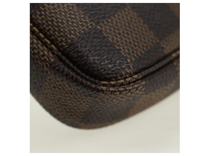 LOUIS VUITTON Damier Vivienne Mini Pochette Accessoires N60402 LV Auth 176744SAM Damier ebene - vista 16