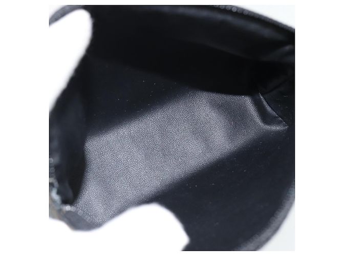 Céline Pochette CELINE Macadam Canvas PVC Pelle Nera Oro Auth am11653A Nero D'oro - vista 10