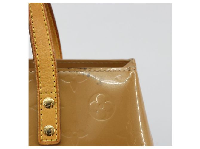 LOUIS VUITTON Borsa Monogram Vernis Reade PM Noisette M91334 LV Auth BA12809 Nocciola - vista 10