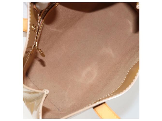 LOUIS VUITTON Borsa Monogram Vernis Reade PM Noisette M91334 LV Auth BA12809 Nocciola - vista 11