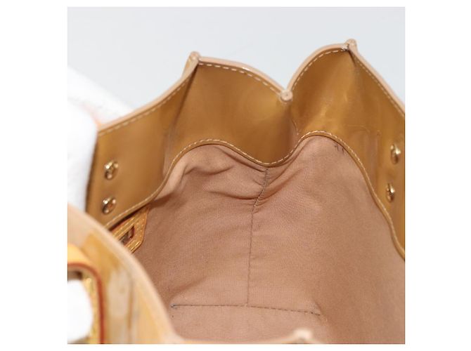 LOUIS VUITTON Borsa Monogram Vernis Reade PM Noisette M91334 LV Auth BA12809 Nocciola - vista 18