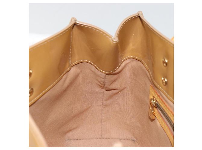 LOUIS VUITTON Borsa Monogram Vernis Reade PM Noisette M91334 LV Auth BA12809 Nocciola - vista 19
