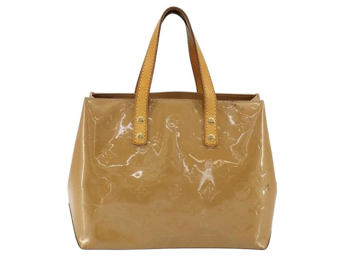 LOUIS VUITTON Borsa Monogram Vernis Reade PM Noisette M91334 LV Auth BA12809 Nocciola - vista 2
