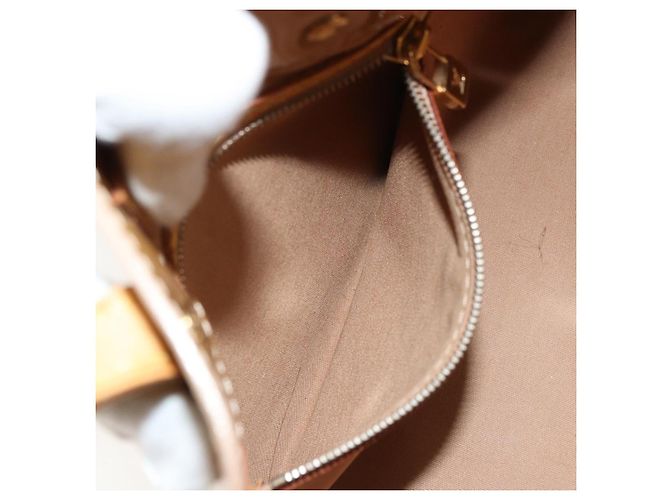 LOUIS VUITTON Borsa Monogram Vernis Reade PM Noisette M91334 LV Auth BA12809 Nocciola - vista 21