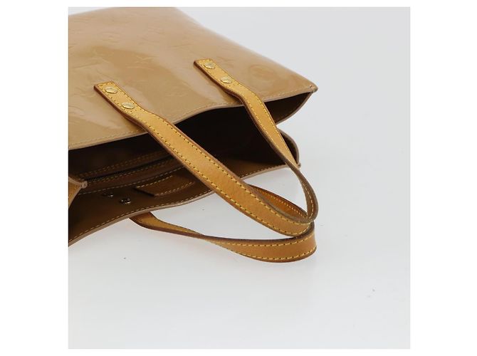 LOUIS VUITTON Borsa Monogram Vernis Reade PM Noisette M91334 LV Auth BA12809 Nocciola - vista 7