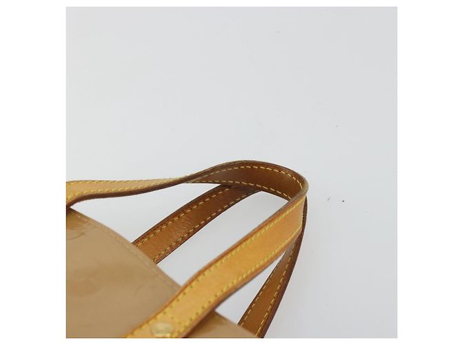 LOUIS VUITTON Borsa Monogram Vernis Reade PM Noisette M91334 LV Auth BA12809 Nocciola - vista 8