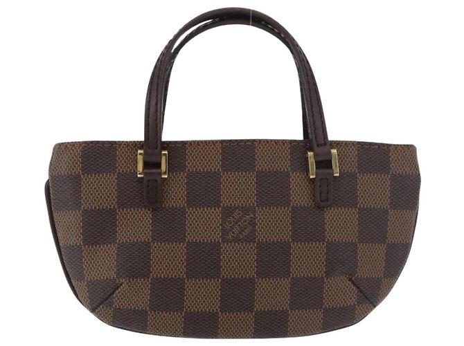 LOUIS VUITTON Damier Ebene Manosque GM Pochette Accessoires N51120 LV Auth 181370A Damier ebène - vue 13