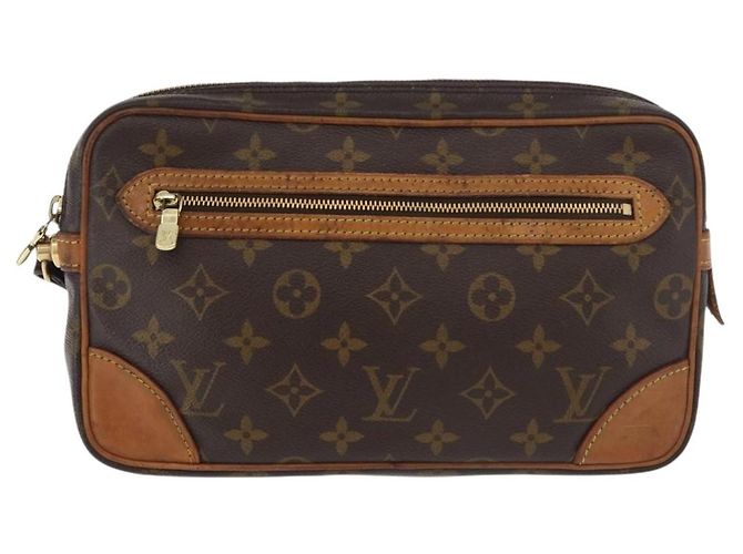 LOUIS VUITTON Monogram Marly Dragonne GM Clutch Bag M51825 LV Auth 181516 Monogramma - vista 13