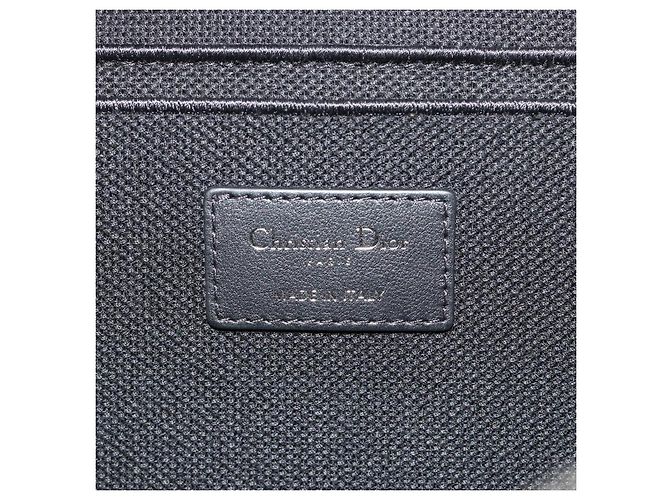Christian Dior Vanity Handtasche Canvas Schwarz Silber Auth ka4453M - Ansicht 20
