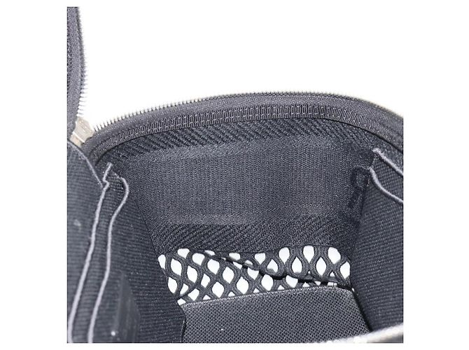 Christian Dior Vanity Handtasche Canvas Schwarz Silber Auth ka4453M - Ansicht 21