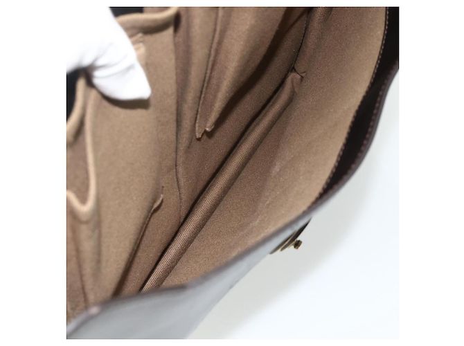 LOUIS VUITTON Utah Apash Maleta de Couro Marrom M95452 LV Auth bs35204 - vista 23