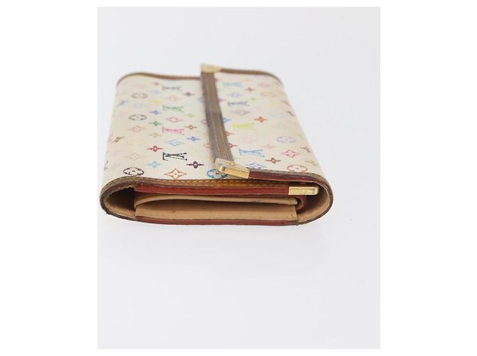 LOUIS VUITTON Portafoglio Monogram Multicolor 2 Set White LV Auth BA12853 Bianco - vista 12