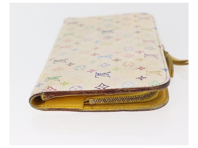 LOUIS VUITTON Portafoglio Monogram Multicolor 2 Set White LV Auth BA12853 Bianco - vista 4