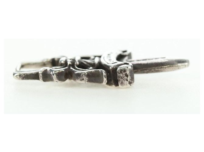 Chrome Hearts Dolch Anhänger Charm Top Ag925 Silver Auth 180403M Silber - Ansicht 10