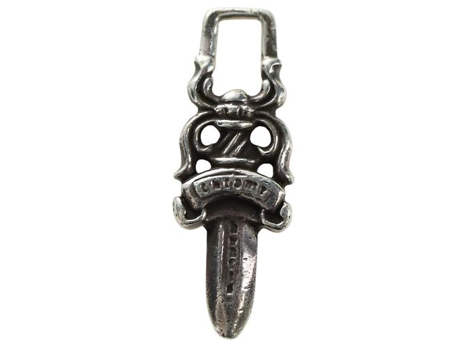 Chrome Hearts Dolch Anhänger Charm Top Ag925 Silver Auth 180403M Silber - Ansicht 6