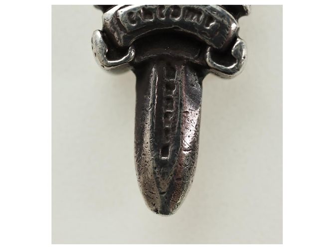 Chrome Hearts Dolch Anhänger Charm Top Ag925 Silver Auth 180403M Silber - Ansicht 7