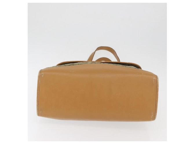 Borsa Tote GUCCI GG Canvas Khaki Gold Auth 178301 D'oro Cachi - vista 6
