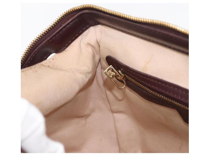 Borsa LOUIS VUITTON Monogram Mini Josephine PM Rossa M92216 LV Auth 180350 Rosso - vista 21