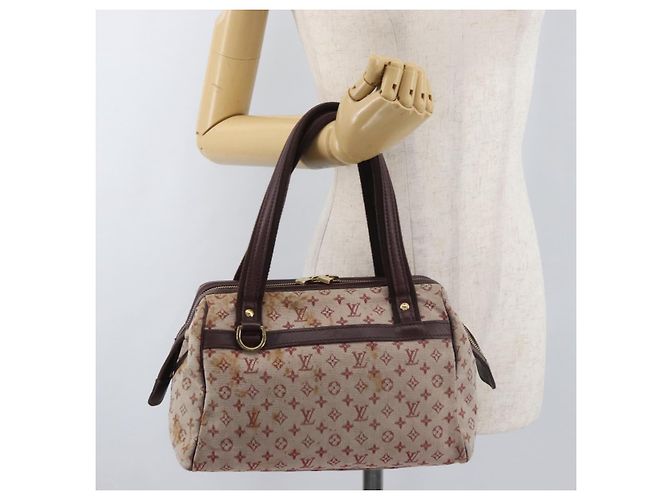 Borsa LOUIS VUITTON Monogram Mini Josephine PM Rossa M92216 LV Auth 180350 Rosso - vista 23