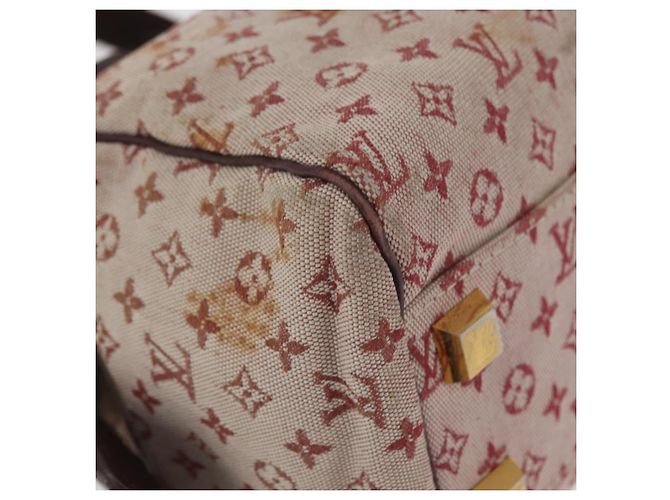 Borsa LOUIS VUITTON Monogram Mini Josephine PM Rossa M92216 LV Auth 180350 Rosso - vista 9