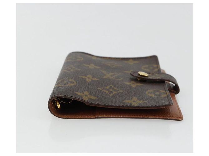 LOUIS VUITTON Monogram Agenda PM Day Planner Cover R20005 LV Auth BA12775 - view 6