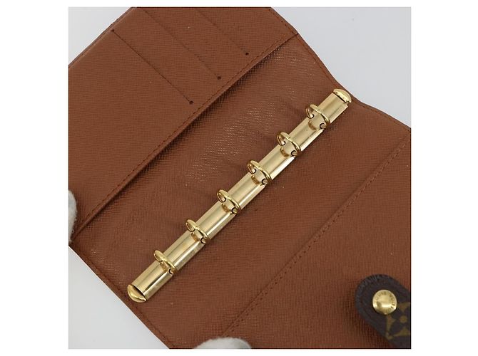 LOUIS VUITTON Monogram Agenda PM Day Planner Cover R20005 LV Auth BA12775 - view 9