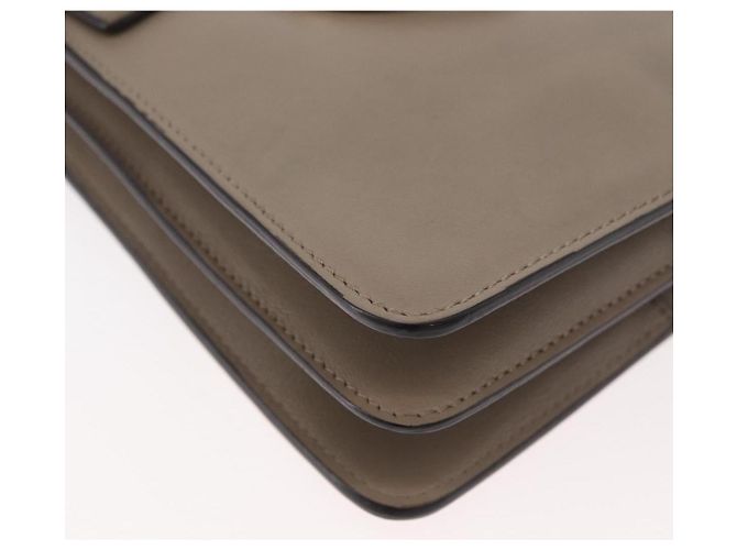 Chloé Borsa a Spalla Chloe Fay in Pelle Beige Oro Auth BA12889 D'oro - vista 15