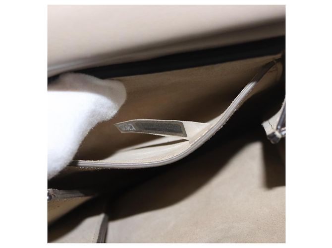 Chloé Borsa a Spalla Chloe Fay in Pelle Beige Oro Auth BA12889 D'oro - vista 24