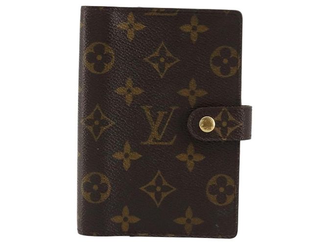 LOUIS VUITTON Monogram Agenda PM Day Planner Cover R20005 LV Auth BA12752 Monogramma - vista 13