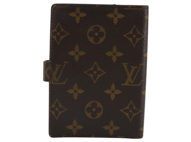 LOUIS VUITTON Monogram Agenda PM Day Planner Cover R20005 LV Auth BA12752 Monogramma - vista 2