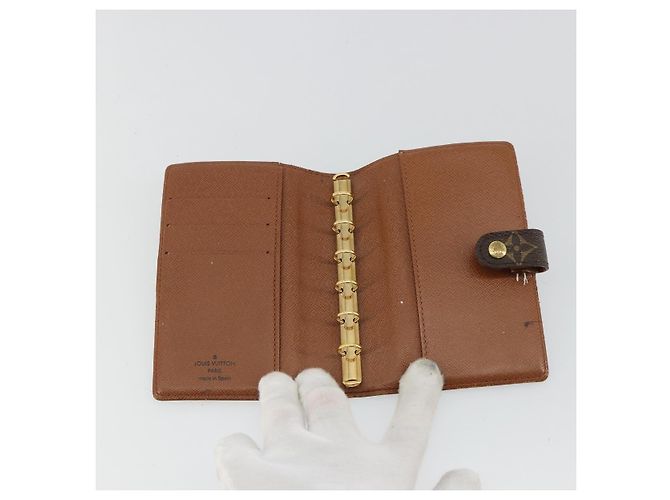 LOUIS VUITTON Monogram Agenda PM Day Planner Cover R20005 LV Auth BA12752 Monogramma - vista 8