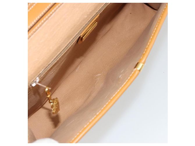 Borsa a Spalla GUCCI Micro GG Supreme PVC Beige Oro 004 58 0264 Auth BA12708 D'oro - vista 10