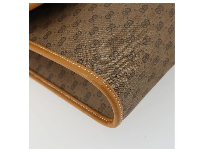 Borsa a Spalla GUCCI Micro GG Supreme PVC Beige Oro 004 58 0264 Auth BA12708 D'oro - vista 15