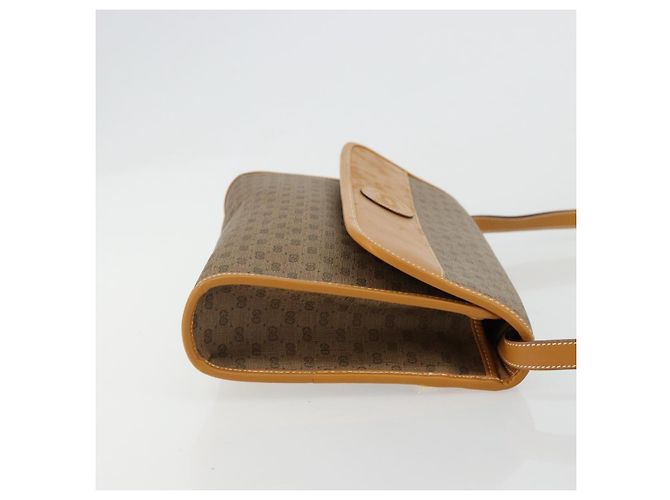 Borsa a Spalla GUCCI Micro GG Supreme PVC Beige Oro 004 58 0264 Auth BA12708 D'oro - vista 3
