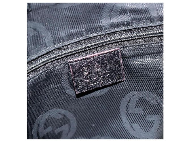 Bolso de hombro GUCCI GG Canvas Guccissima Cuero Negro Plata 257282 Auth ka4401 - vista 18