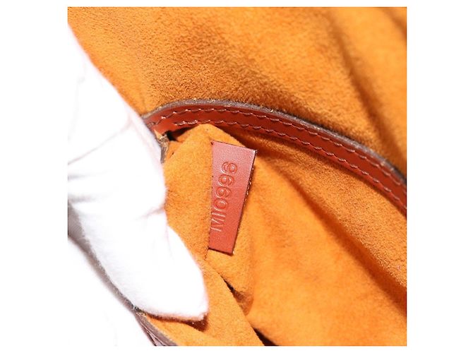 Borsa LOUIS VUITTON Epi Alma Marrone M52143 LV Auth 181467V - vista 11