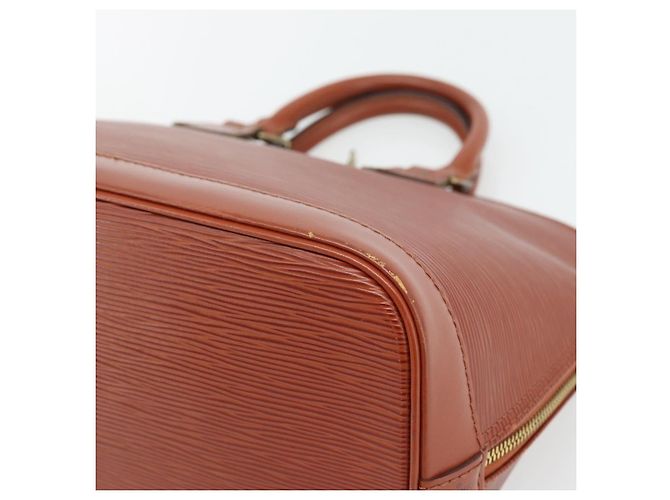 Borsa LOUIS VUITTON Epi Alma Marrone M52143 LV Auth 181467V - vista 16