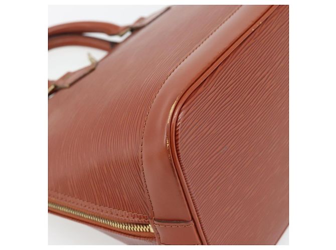 Borsa LOUIS VUITTON Epi Alma Marrone M52143 LV Auth 181467V - vista 17