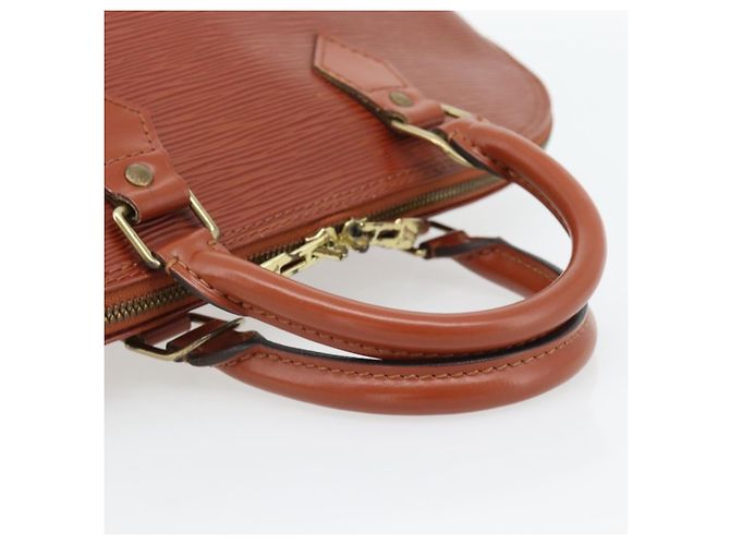 Borsa LOUIS VUITTON Epi Alma Marrone M52143 LV Auth 181467V - vista 7