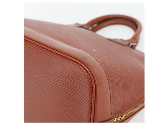 Borsa LOUIS VUITTON Epi Alma Marrone M52143 LV Auth 181467V - vista 8