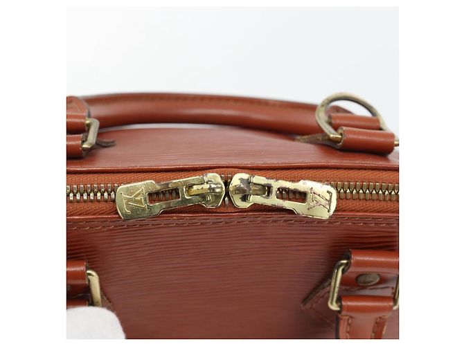 Borsa LOUIS VUITTON Epi Alma Marrone M52143 LV Auth 181467V - vista 9