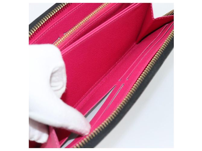 LOUIS VUITTON Monogram Multicolor Zippy Wallet Black M60243 LV Auth ka4424 Nero - vista 22