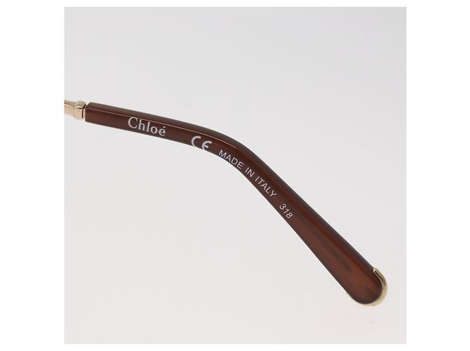 Chloé Gafas de sol Chloe metal Gold Tone Auth BA12851A - vista 14